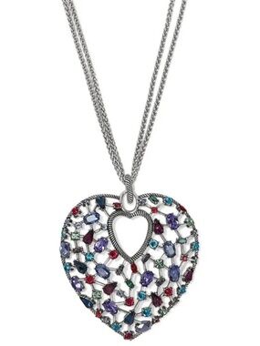 Brighton One Love Convertible Heart Necklace $198 NWT